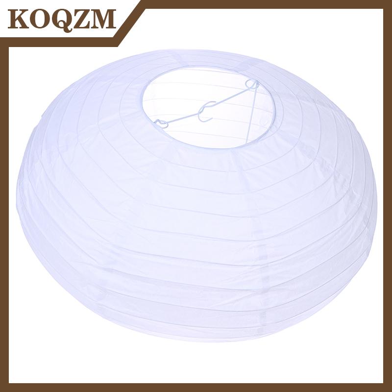 KOQZM💖[HOT SALE]🎈🎈 Flying Saucer Shape Paper Lamp Wedding Wall Sconces Chinese Wedding Party Balls Hanging Decoration Paper Ball Lampshade
