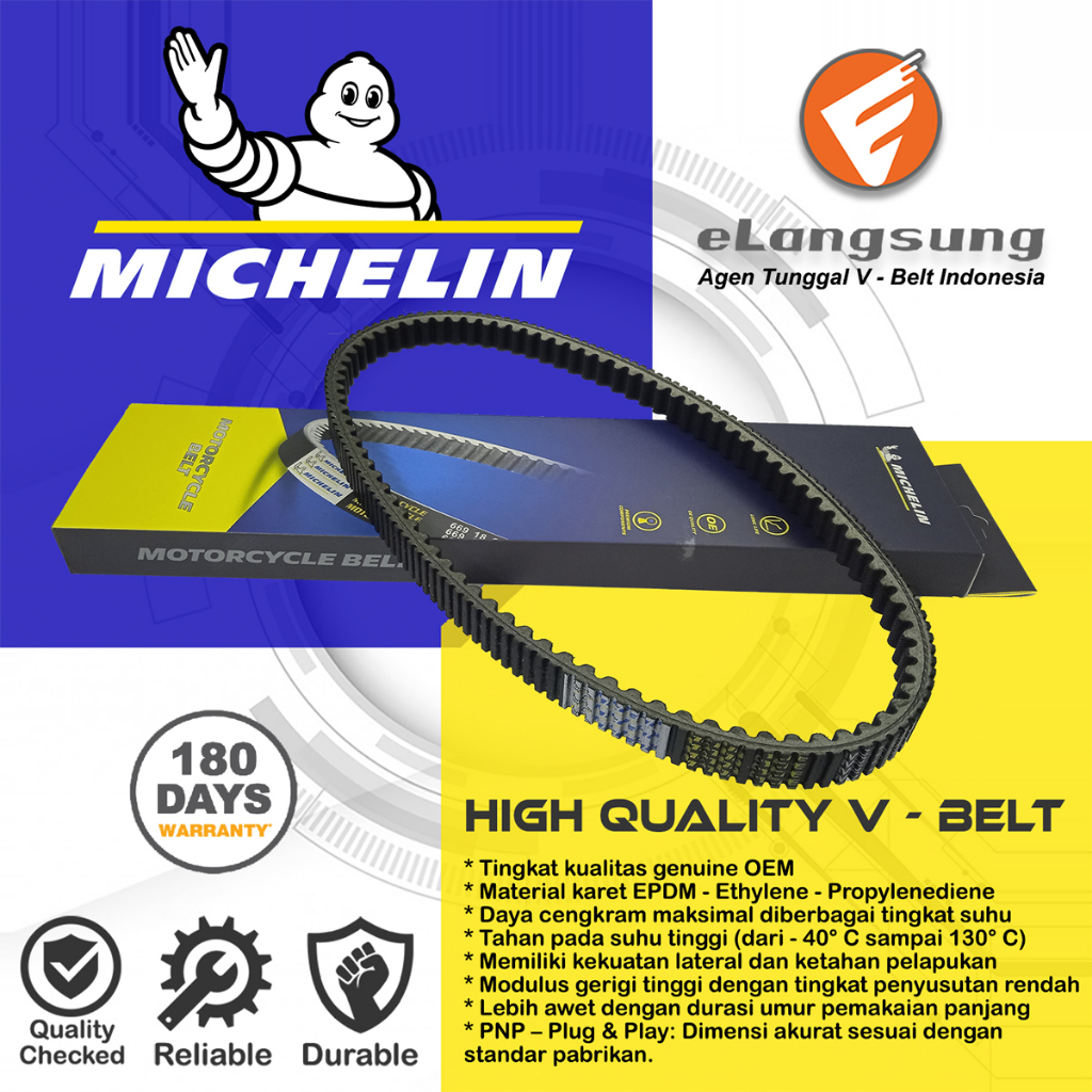 Michelin Van Belt PCX 160, ADV 160 K1Z Bergaransi 180 Hari - eLangsung Harga 166,600 rupiah*Gratis Ongkir
