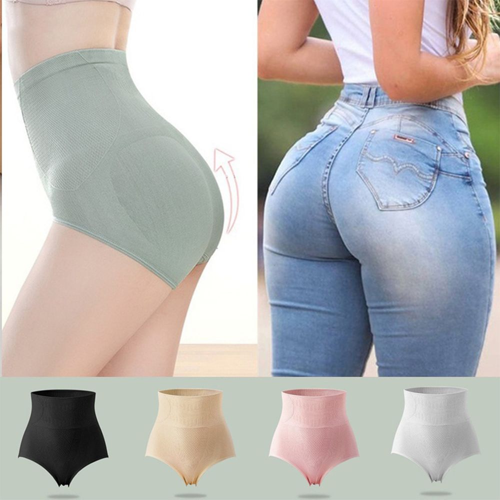 Oevnne quần lót mềm quần lót Nâng Mông Nữ ôm bụng quý cô eo cao Bộ Đồ định hình Đồ lót định hình