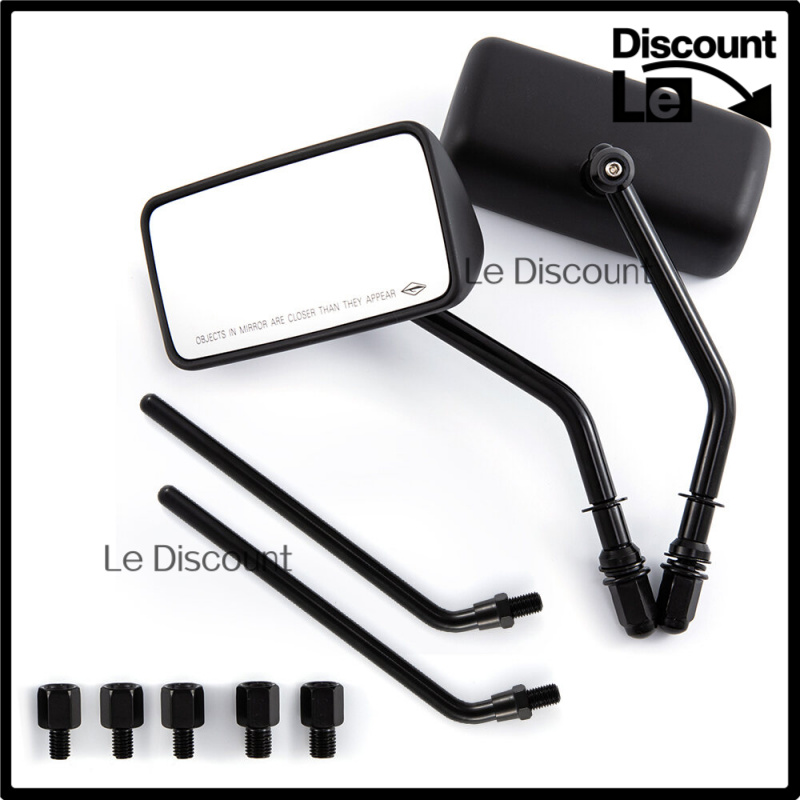 Universal 8mm 10mm Square Motorcycle Rearview Mirror for Cb350 Cb1100 Atv Dirt Bike Cruiser Chopper Giá 600,000 Đồng*Miễn phí vận chuyển
