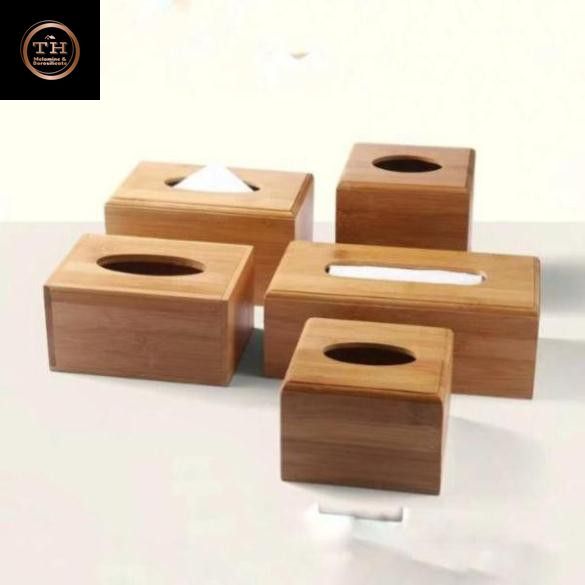 Hộp đựng giấy ăn tre trúc tự nhiên