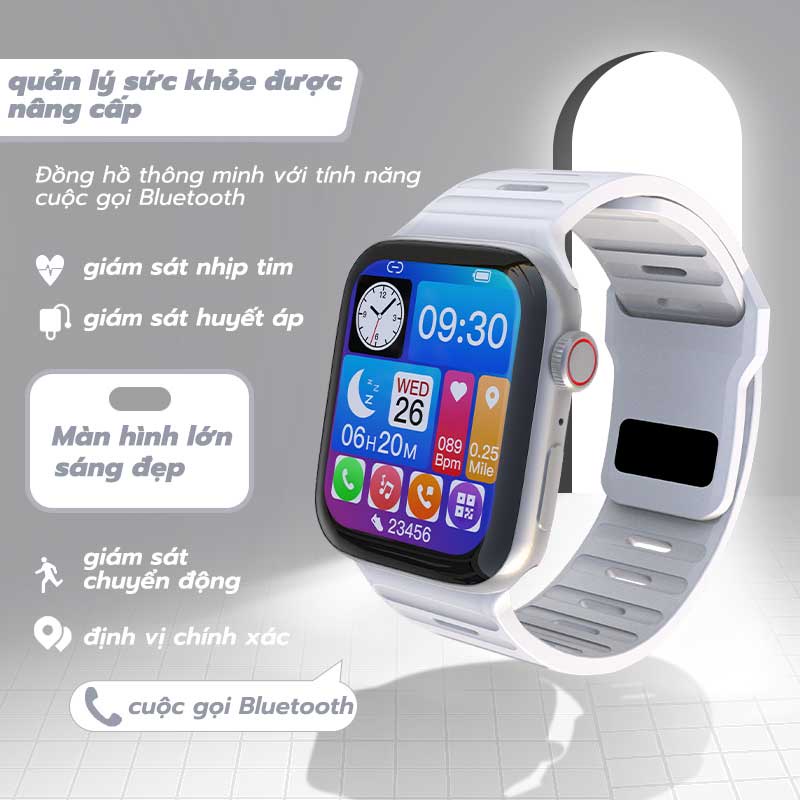 Có Zalo Đồng Hồ Thông Minh GS38 Pro  Smartwatch Nghe Gọi Theo Dõi Sức KhỏeNhận Thông Báo Dùng Cho Nam Nữ- BH 12 T