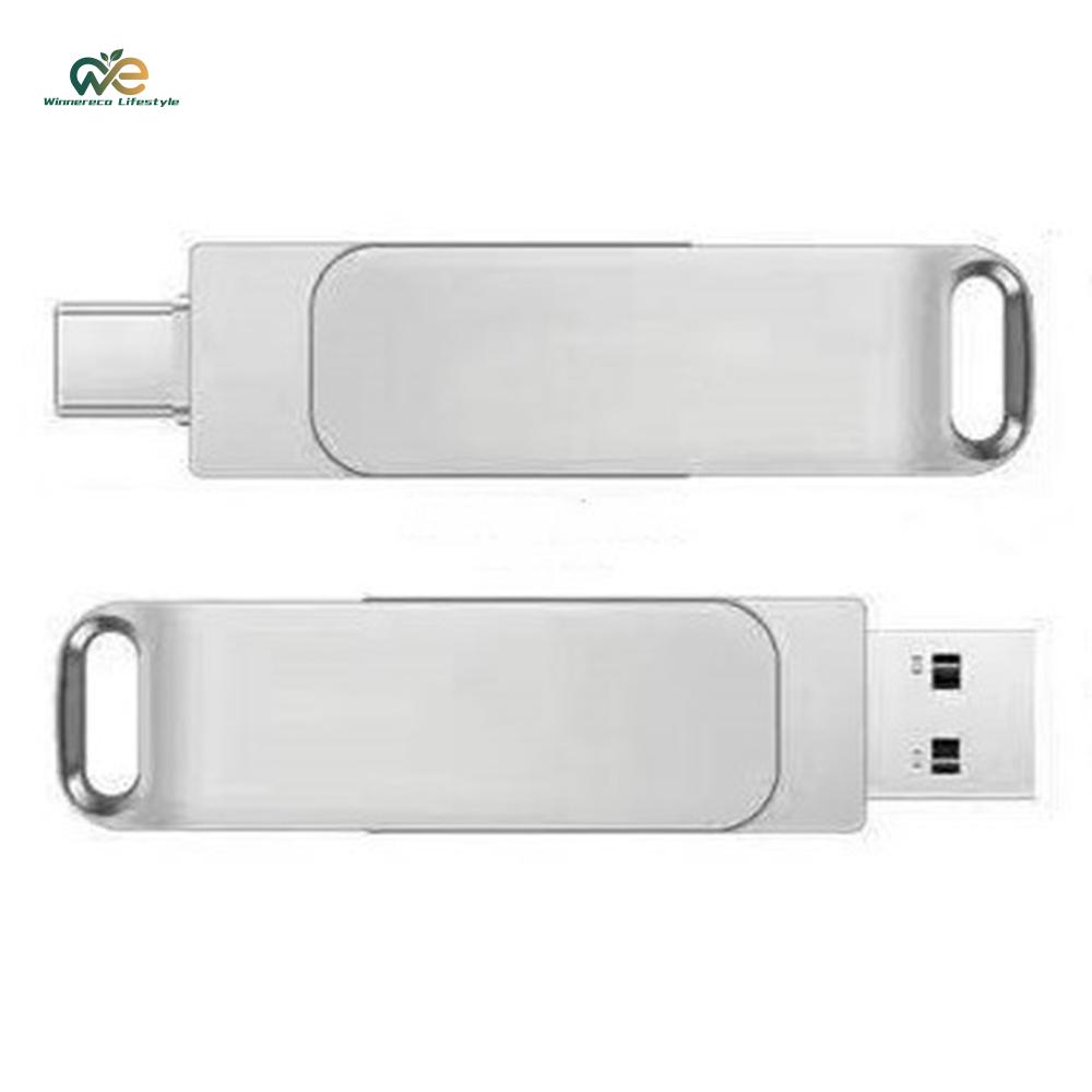 แฟลชไดรฟ์ USB C กันน้ำสำหรับโทรศัพท์ Android/พีซี/แล็ปท็อป/Mac [Winnereco ไลฟ์สไตล์] ราคา 198 บาท*ส่งฟรี