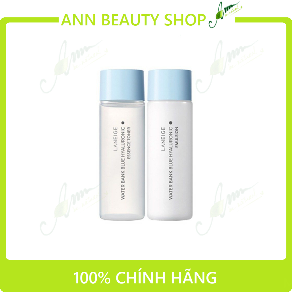 Kit dưỡng ẩm Laneige Water Bank Blue Hyaluronic 2 Step Essential Kit For Normal to Dry skin - SẢN PHẨM CỰC KÌ CHẤT LƯỢNG, ĐƯỢC SĂN ĐÓN TRÊN THỊ TRƯỜNG HIỆN NAY, SHOP CAM KẾT CHỌN LỌC KĨ, MỜI KHÁCH YÊU ỦNG HỘ