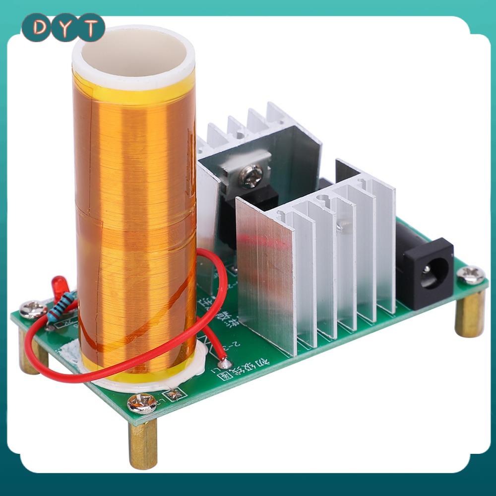 DYT 15W cho mô-đun cuộn dây Tesla DC 12‑24V 2A Lắp ráp mini Bộ loa plasma Loa điện tử Bìa cứng tổng hợp Bộ điện tử tự làm Dự án tự làm