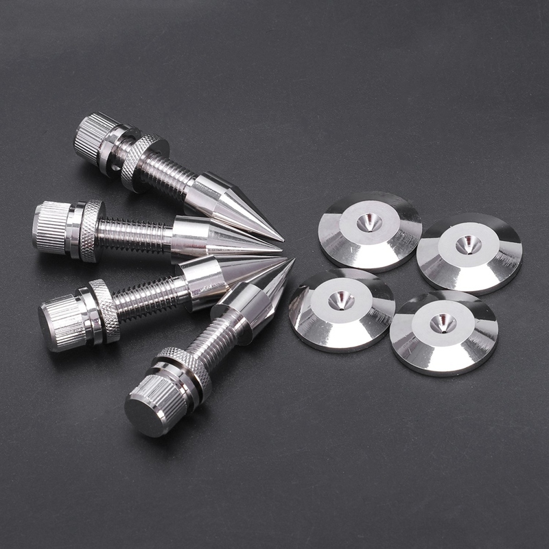 4 Pcs Speaker Spike Isolation Spikes Stand Foot Hifi Speaker Shockproof Cone Base Pads Malaysia