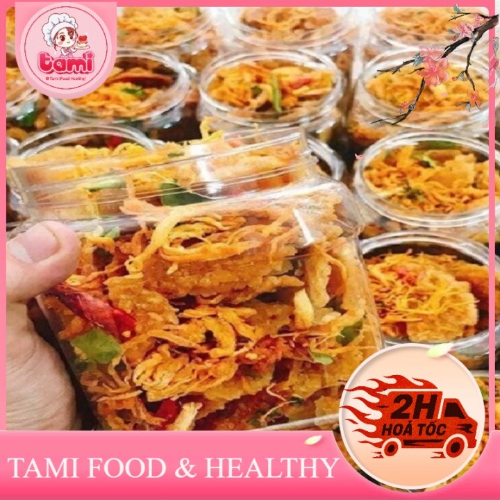 [ĐẶC SẢN TÂY NINH] Cơm Cháy Lắc Khô Gà, hàng bào mới, ngon giòn đậm vị, hũ 300gram Tamii30