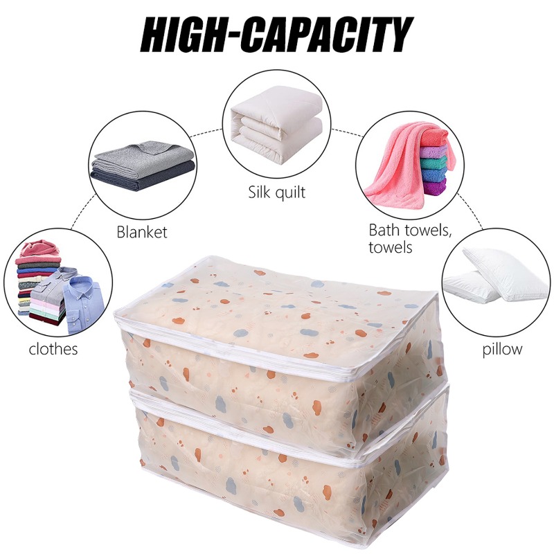 Large Capacity Dustproof Storage Bag For Quilts And Bedding_voghion.com
