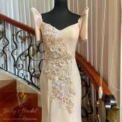 Beige Filipiniana Long Gown