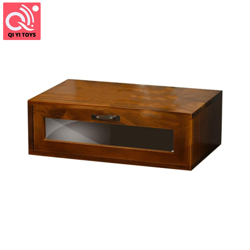 Máy tính để bàn hộp lưu trữ, lưu trữ bằng gỗ tổ chức với 1 ngăn kéo, bàn tủ lưu trữ với ngăn kéo cho Bộ dụng cụ may và phụ kiện, vật tư văn phòng, đồ trang sức, mỹ phẩm