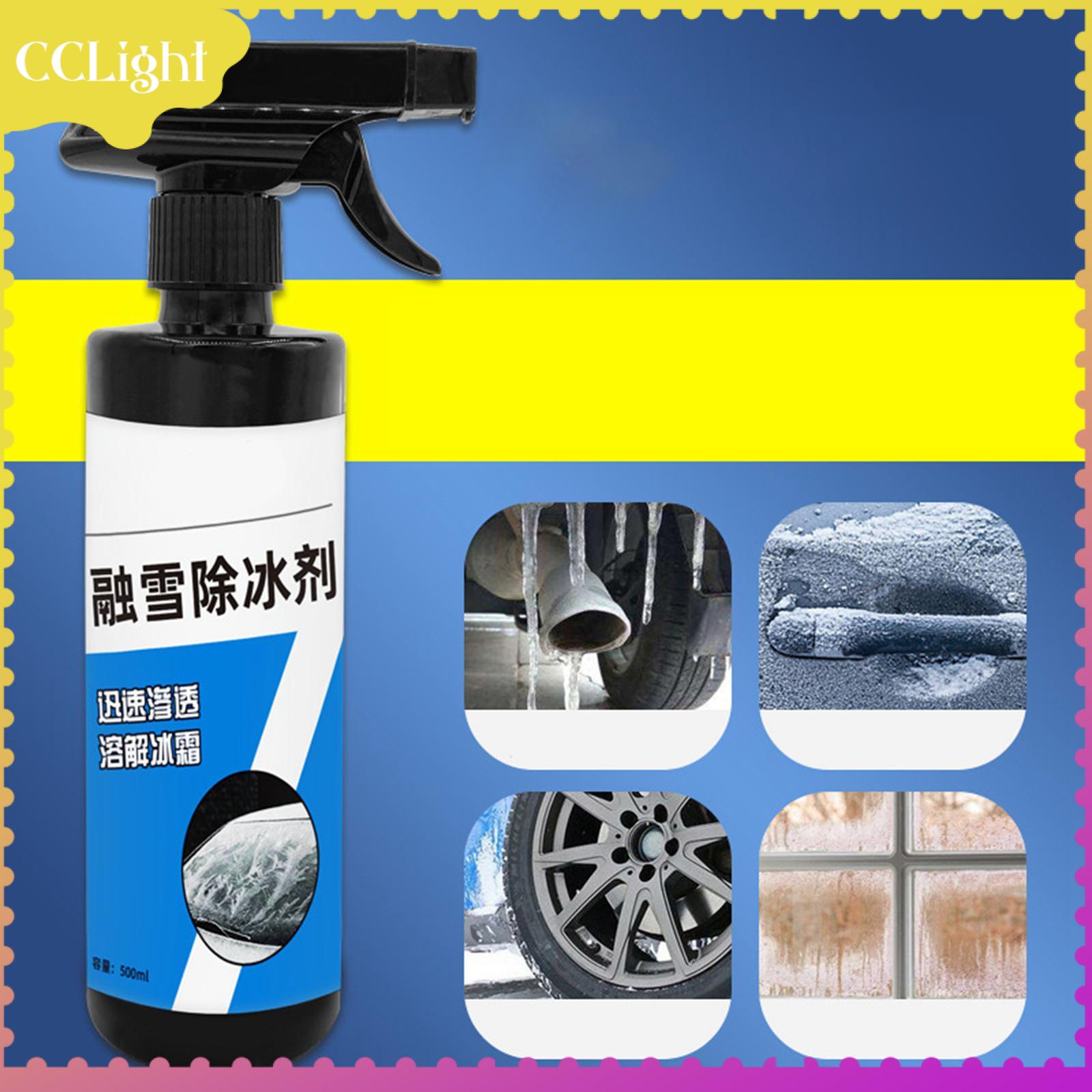 CCLight 500ml Car Windshield Snow Melting Spray for Windows Furniture Glass