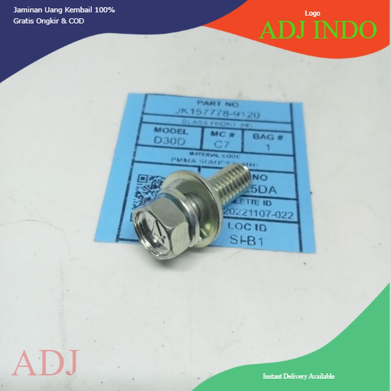 ADJ 5pcs baut jok toyota original dobele kunci dobele ring Harga 20,000 rupiah*Gratis Ongkir