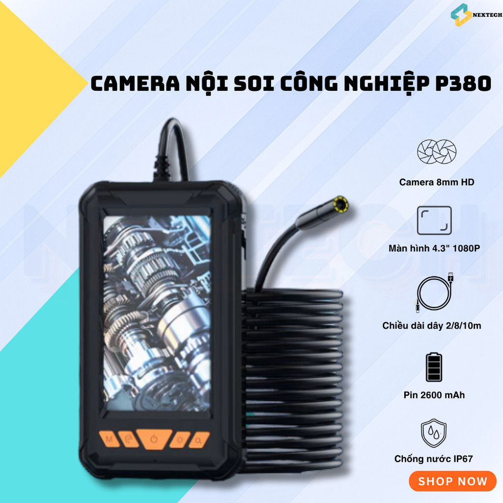 MÁY NỘI SOI CÔNG NGHIỆP P380 - KIỂM TRA CHUYÊN NGHIỆP, HÌNH ẢNH SẮC NÉT