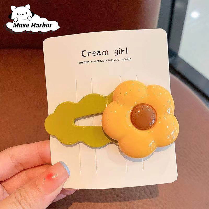 Muse Harbor กิ๊บติดผมลายเมฆกิ๊บติดผมเด็กน่ารักกิ๊บติดผมดอกไม้สไตล์เกาหลีกิ๊บด้านข้างกิ๊บติดผมด้านหลังศีรษะกิ๊บหน้าม้า ราคา 14 บาท*ส่งฟรี