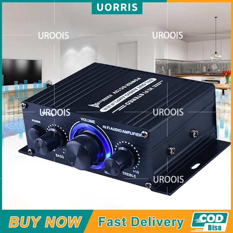 【COD】 AK270 AK370 Power Amplifier Bluetooth Mobil Digital Amplifiers Hifi Stereo Audio Rumah 200W/400W/800W 400w Home Amplifier Mini Audio Amplifier Bluetooth-free Auto Stereo Audio Car Amplifier 400w Home Amplifier Harga 101,000 rupiah*Gratis Ongkir