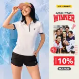[BST Cooler & Closer] Áo Polo Nữ Yody Thể Thao Waffle Phối Nẹp WAPO26A012