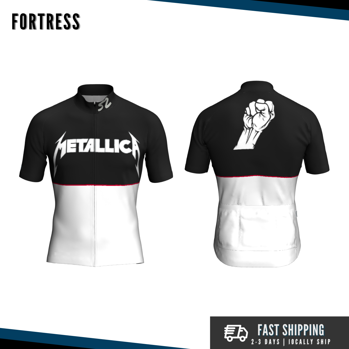 Shop Metallica Cycling Jersey Men with 