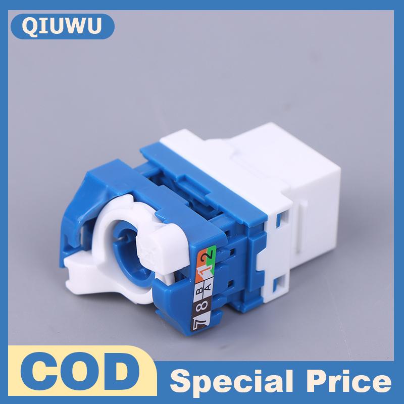 QIUWU Whirling dây CAT6 RJ45 toolless Lan chèn Keystone Ethernet mô-đun Jack Gigabit UTP công cụ miễn phí ineternet ổ cắm