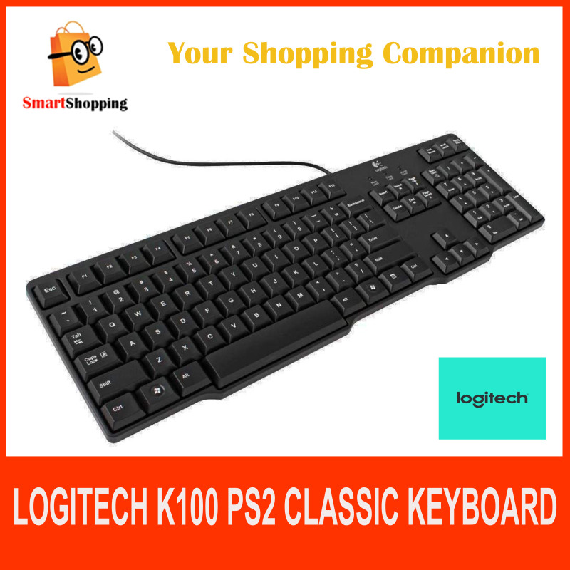Logitech K100 920-002145 PS/2 - Classic Black Keyboard Singapore
