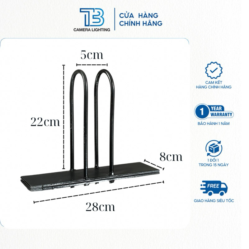 Chân Kẹp Xốp Hắt Sáng Khung đỡ xốp Fomex tản sáng - Khung giữ xốp studio