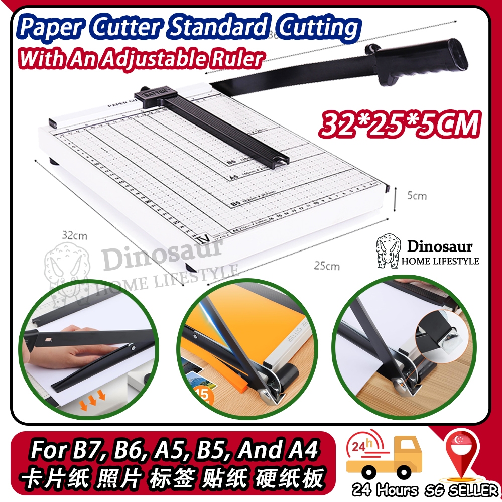 🇸🇬 ReadyStock - Professional Paper Cutter Standard Cutting Photo Cutter Machine A4 A5 Size A4 Paper Trimmer Stationery Cutt
