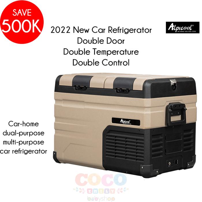 ALPICOOL 2022 NEW TA SERIES CAR HOME REFRIGERATOR DOUBLE DOOR Giá 8,211,000 Đồng*Miễn phí vận chuyển