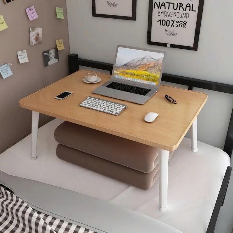 Bàn Học Ngồi Bệt / Bàn Tròn Gỗ MDF Cao Cấp – Bàn Hoạt Hình 3D Chống Nước, Chống Trầy Xước