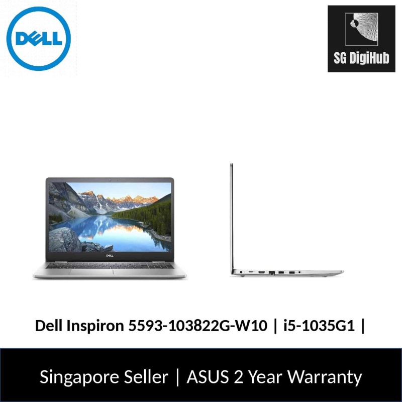 Dell Inspiron 5593-103822G-W10 | i5-1035G1 | 8GB RAM | 256GB SSD | NVIDIA MX230 | 2Y Warranty