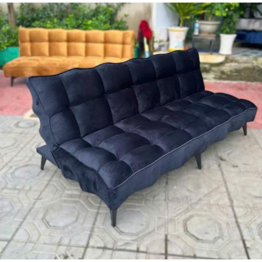 [PHIÊN BẢN 6 CHÂN]- Giá tai xưởng- Ghế Sofa Lượn Sóng Hàn Quốc 1m7 – Decor Chung Cư, Căn Hộ, Spa Hiện Đại