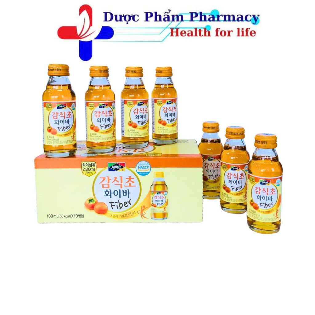 Nước Giấm Hồng  AGK Persimmon Vinegar Fiber Bổ Sung Chất Xơ Và Chống Oxy Hóa - Chai 100ml