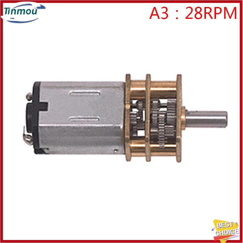 【Tinmou】🌟🌟【Hot Sale】🎈 Micro N20 Bánh Động Cơ Tốc Độ Chậm Kim Loại Hộp Số Giảm Tốc Động Cơ Điện Tự Làm Đồ Chơi - 7