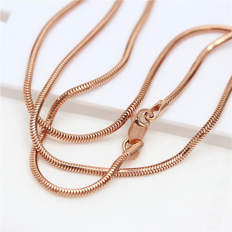 585 vàng tím Vòng cổ cổ điển rắn Đảng chuỗi phong cách tiệc phong cách xếp chồng hip hop đơn giản unisexual