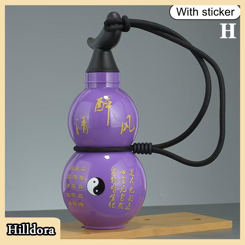 [Hilldora] 730ml bầu chai nước ngoài trời công suất lớn tập thể dục bầu chai Trung Quốc phong cách retro cốc nước bầu chai nước - 5