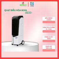Quạt Điều Hòa Boss S102 Làm Mát Không Khí – Bình Nước 14L – 100W – Tiết Kiệm Điện – Vận Hành Êm – Cửa Gió 4 Chiều – Chất Liệu ABS Nguyên Sinh – Làm Mát Tự Nhiên – Độ Bền Cao – Phù Hợp Mọi Không Gian