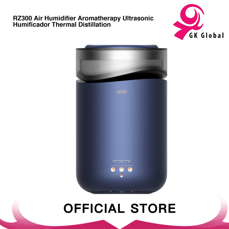 Deerma RZ300 Air Humidifier Aromatherapy Ultrasonic Humificador Thermal Distillation, Blue Singapore