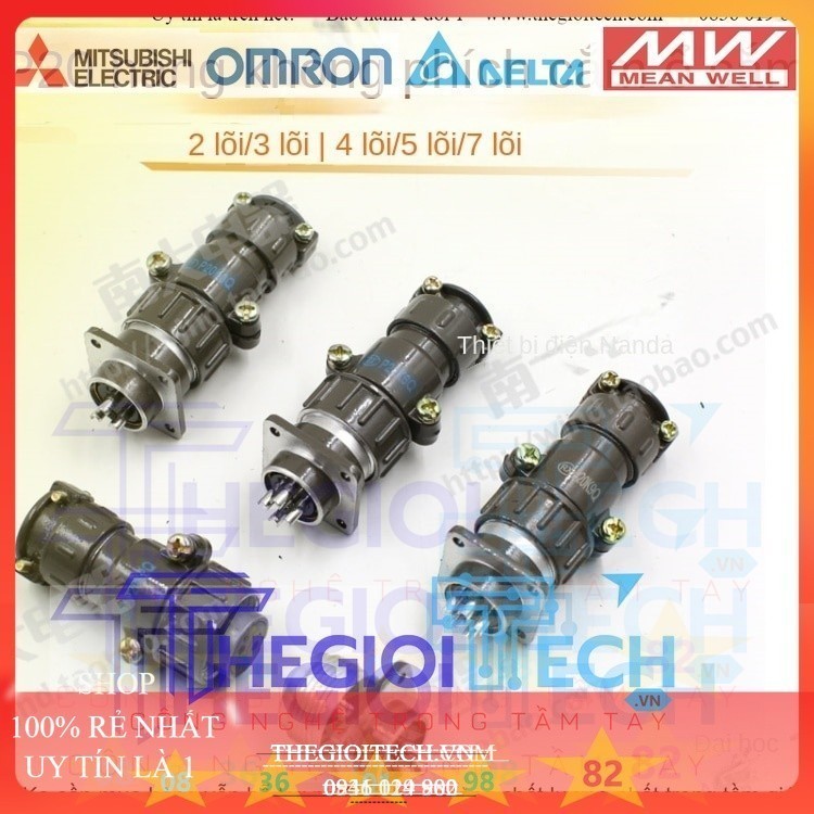 Đầu Nối Cáp P20K3Q P20J3A P20K4Q P20K5Q P20K6Q P28K9Q P32K4Q Ổ+Phích Cắm Kết Nối tín hiệu P20 P28 P32 2 3 4 5 7 9 12 14P - P32K-7 7 chân - 1 Bộ Đầu đực + Cái