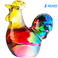 Modern Desktop Decor Chicken Statue Animal Figurine Collectible Tabletop Accent