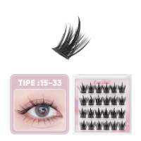AMYS DIARY Travel Size False Cluster Eyelashes Bulu Mata Palsu Langsung Tempel Mini Praktis Tanpa Lem