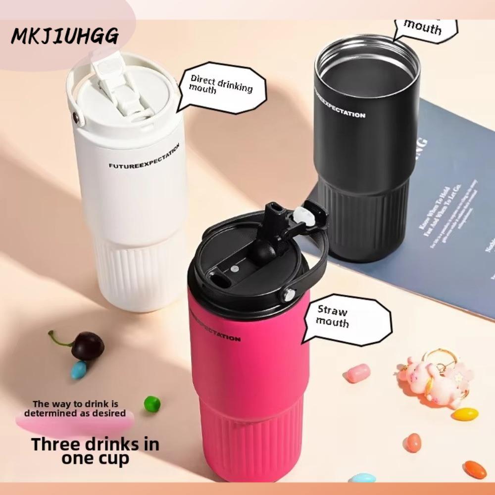 MKJIUHGG Di động Cốc đựng đá 27oz/800ml Thép không gỉ 316 Giá để cốc trên xe hơi Dễ sử dụng Chống rò rỉ chân không Chai nước cách nhiệt Dành cho trẻ em