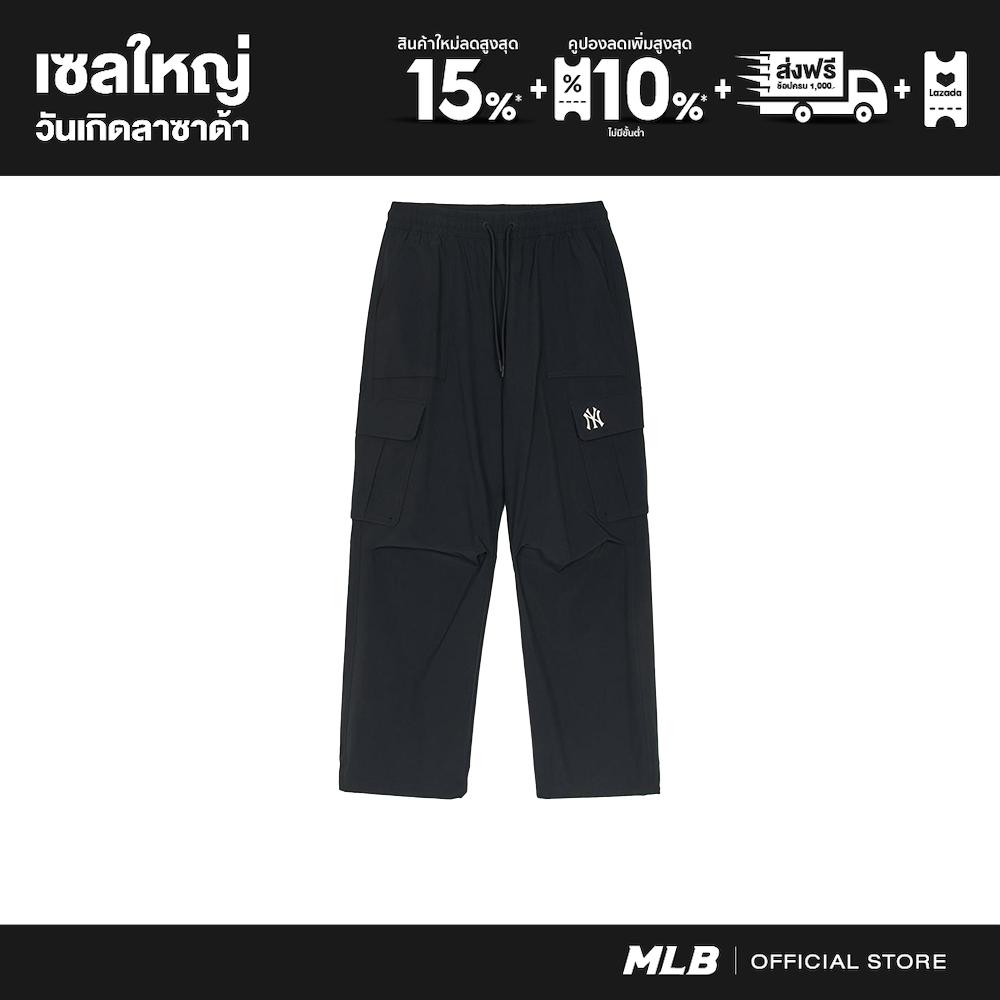 MLB Woven Pants Men Gorpcore Cargo Wide Pants 3LWPB0353 50BKS Black ราคา 4,590 บาท*ส่งฟรี