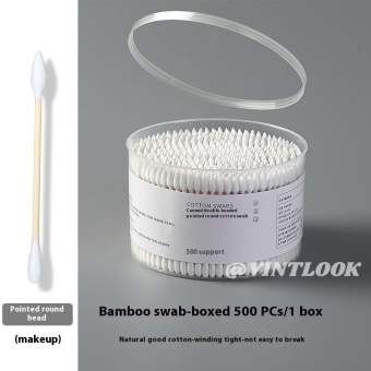 VINTLOOK High-Quality Cotton Swabs for Makeup and Cleaning, Durable and Non-Breakable