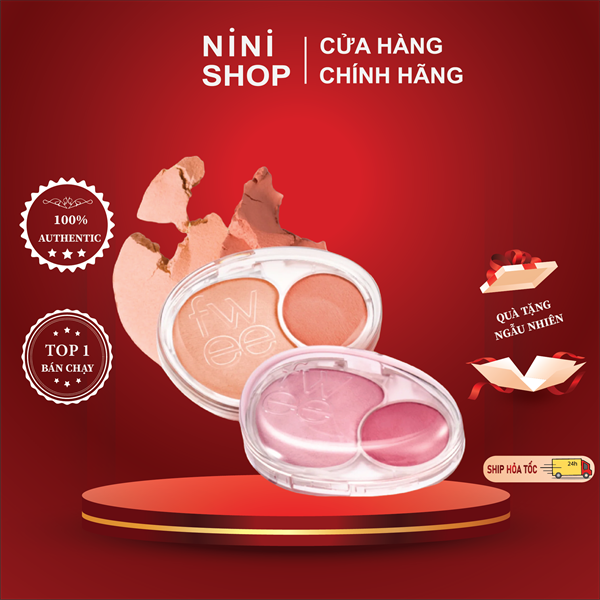 Phấn má Fwee Mellow Dual Blush 7.2g - ninishop