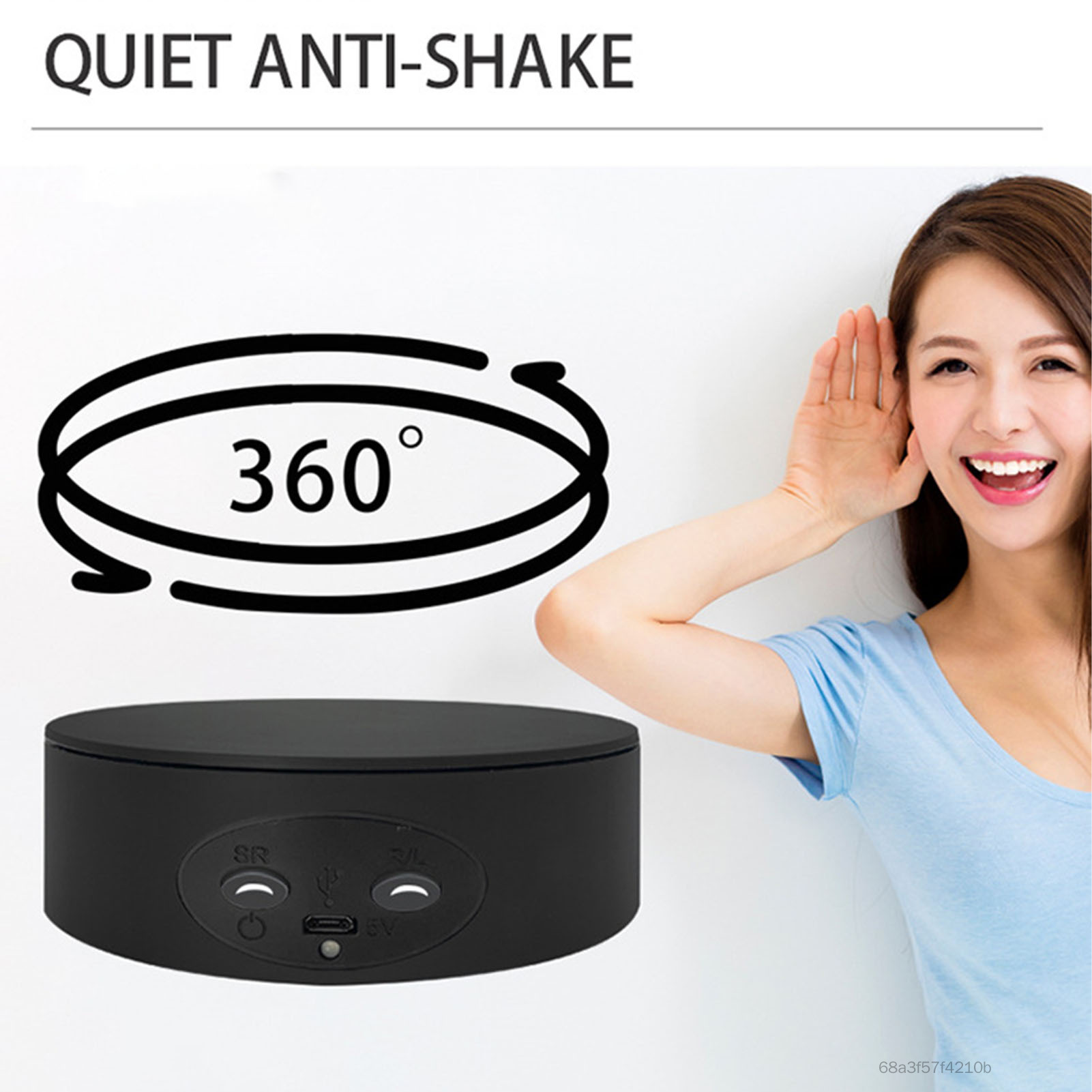 Chân đế xoay động cơ có giá đỡ màn hình bàn xoay điện tử 360 độ cho các sản phẩm chụp ảnh D4-VN