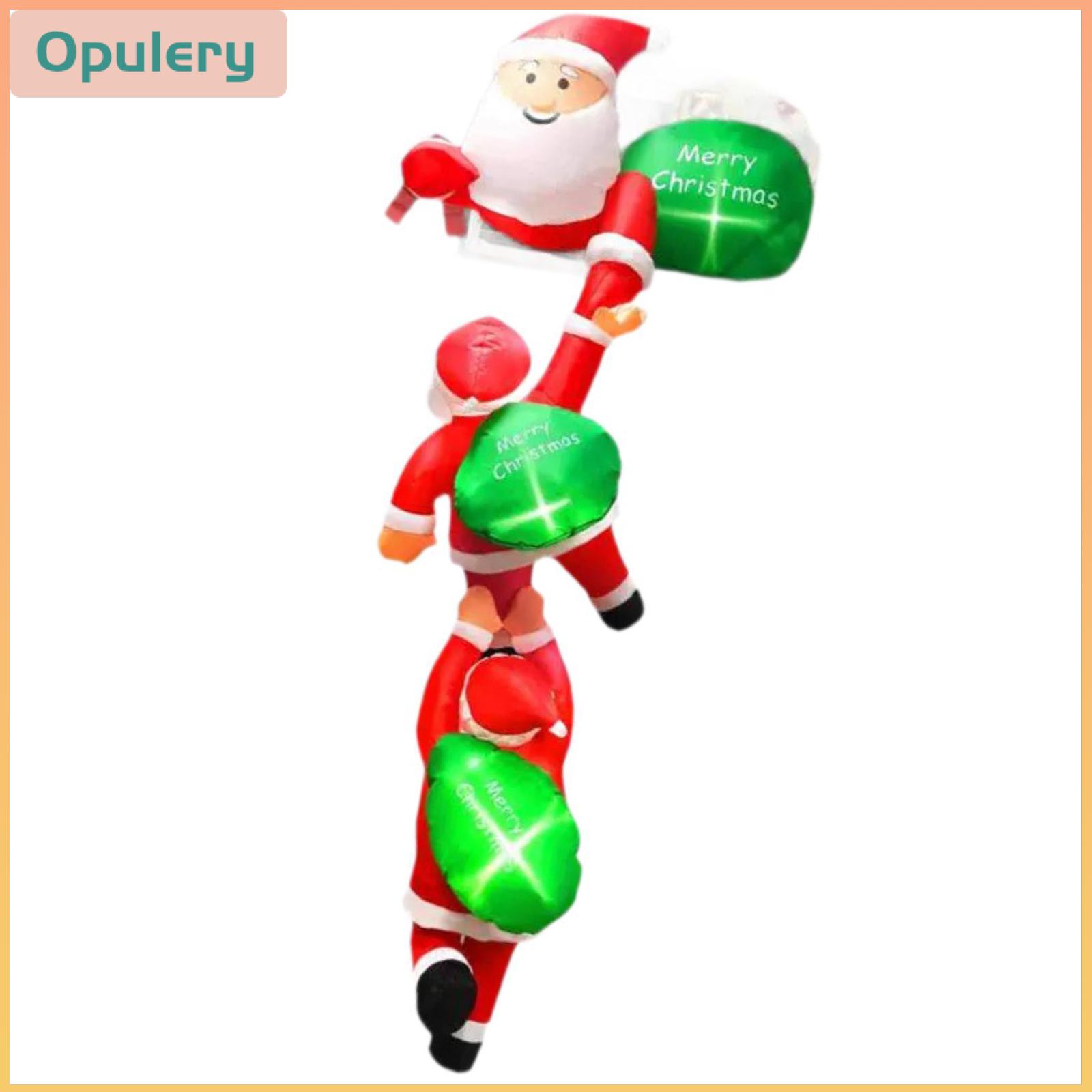 Baosity Christmas Inflatable Climbing Santa Claus Yard Decor Light up Funny Props Blow up Inflatables 240cm Tall for Xmas Yard Lawn ราคา 2,768 บาท*ส่งฟรี