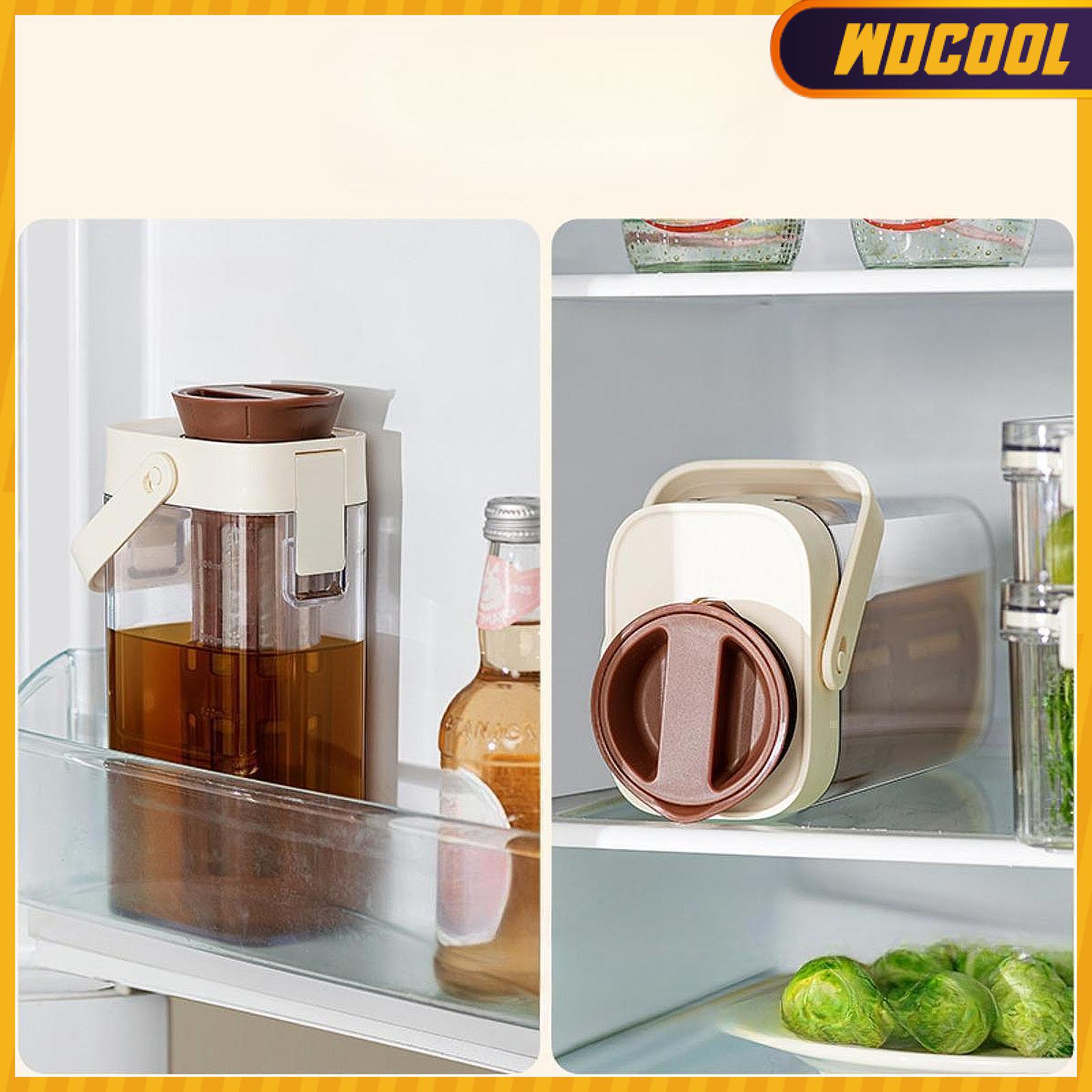 Wdcool cà phê pha lạnh cup tủ lạnh chanh ấm 1 L nước Jug với nắp bình trà cho trà nước chanh đá nước trái cây sữa đồ uống trái cây