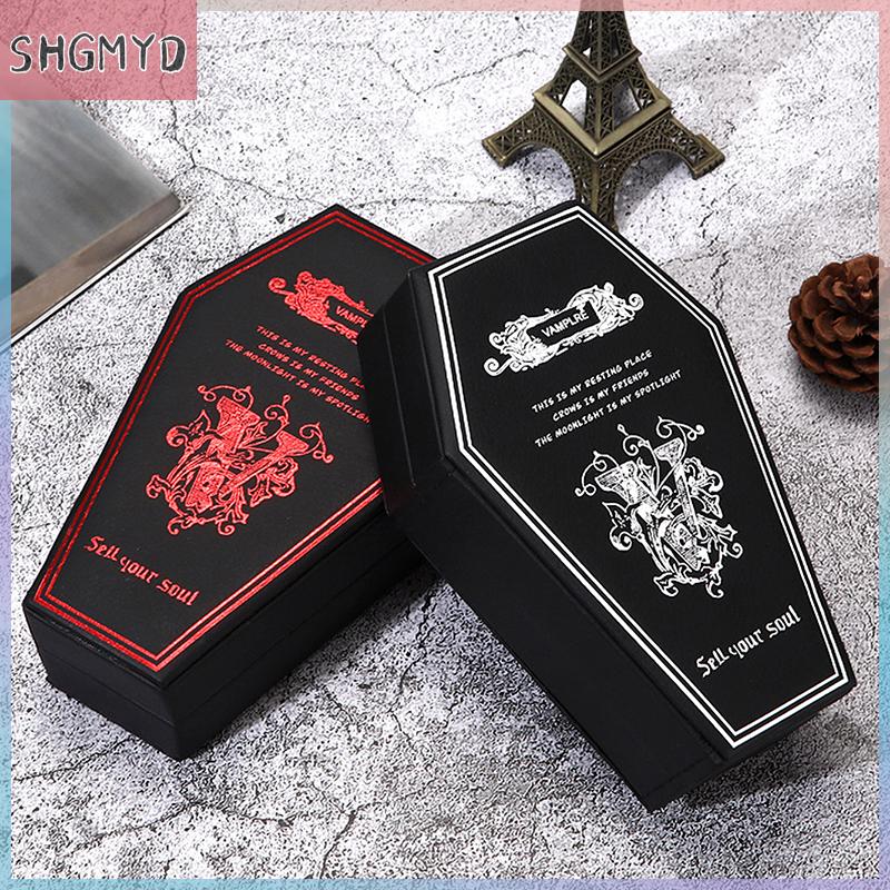 【SHGMYD】Halloween กล่องเครื่องประดับแบบกอธิคกล่องใส่ของแบบหลายช่องกล่องใส่ของเล็กๆกล่องของขวัญวันฮาโลวีนแบบพกพา ราคา 150 บาท*ส่งฟรี
