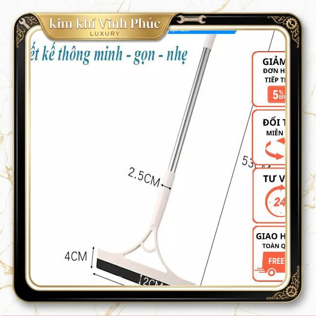 Dụng Cụ Gạt Kính Cán Dài Inox