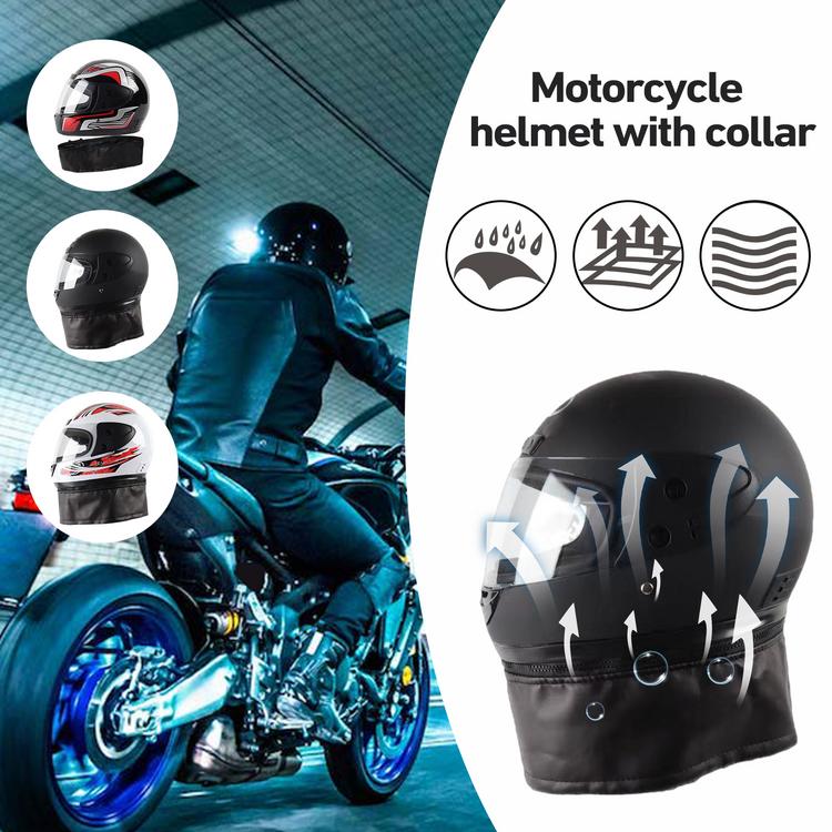Bảo vệ đầu xe máy Bảo vệ đầu xe trượt tuyết cho mùa đông Mũ trùm đầu xe máy dành cho người lớn Unisex có khăn quàng cổ có thể tháo rời bảo vệ đầu cho xe mô tô exceptional