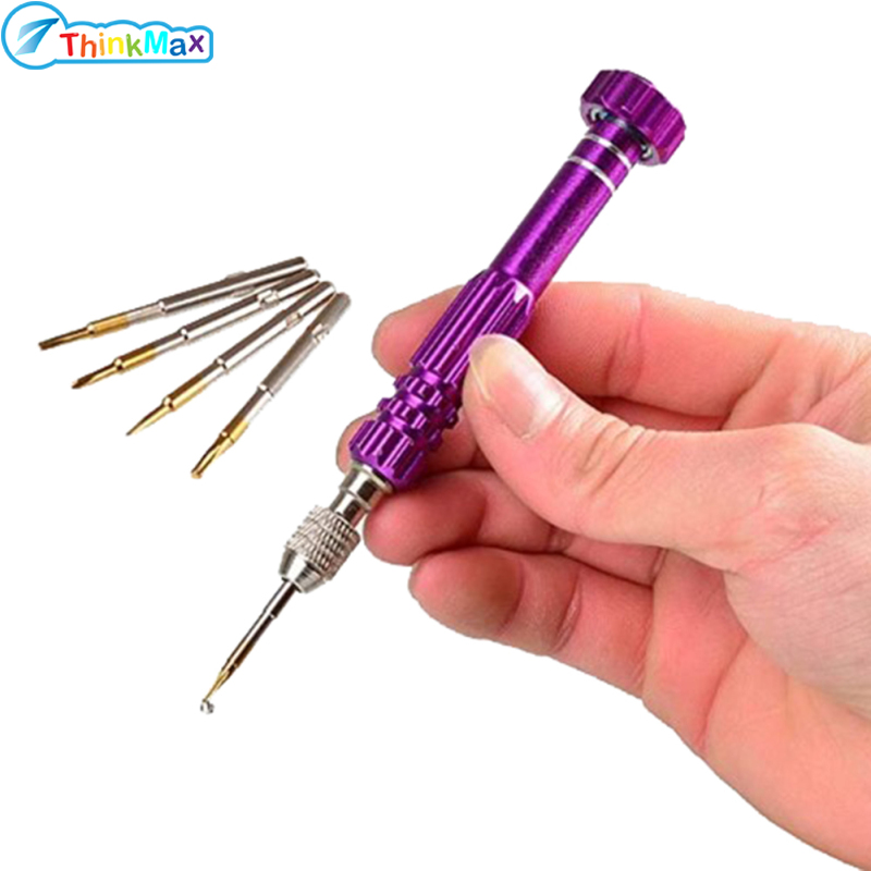 2024New!5 in 1 Repair Opening Magnetic Screwdriver Kit Set for Watch Phone Precision Screwdrivers ราคา 32 บาท*ส่งฟรี