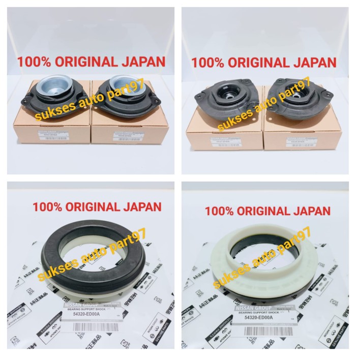 support shock+bearing support depan Nissan Juke harga 4pcs original Harga 650,000 rupiah*Gratis Ongkir